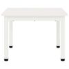 vidaXL Coffee Table White 50 x 50 x 36 cm Solid Pine Wood