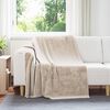 vidaXL Throw Blanket Beige 150 x 200 cm Fleece