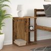 vidaXL Bedside Table Old Wood 46.5x29x61 cm Engineered Wood