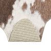 vidaXL Rug Brown and White 120x170 cm Cow Pattern Washable