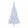 vidaXL Artificial Christmas Tree with Stand White 180 cm PVC and Steel