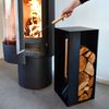 Esschert Design Wood Storage Fire Place Tools Black Steel FF407