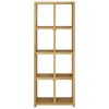 vidaXL Book Cabinet 70x30x180 cm Solid Wood Teak