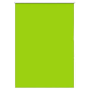 vidaXL Roller Blind Blackout Leaves Green 115x150 cm Fabric Width 110.7 cm Polyester