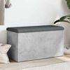 vidaXL Storage Bench Concrete Grey 82x42x45 cm Engineered Wood