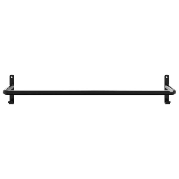 vidaXL Saddle Pad Rack Black Iron