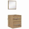 vidaXL Bathroom Furniture Set Brown 41 x 38.5 x 48 cm