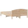vidaXL Bed Frame without Mattress 140x200 cm Solid Wood Pine