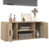 vidaXL TV Cabinet Sonoma Oak 100x35x40 cm Engineered Wood
