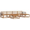 vidaXL Outdoor Sofa Set 6 pcs Natural Solid Acacia Wood