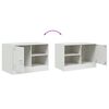 vidaXL TV Cabinets 2 pcs White 67x39x44 cm Steel