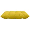 vidaXL Seat Cushions 2 pcs Light Yellow 40 x 40 x 6 cm Fabric