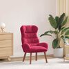 vidaXL Armchair Wine Red 69 x 74 x 93 cm Velvet