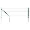 vidaXL Fence Post Green 50 x 0.8 m (50 mm mesh) Steel and PVC