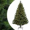 vidaXL Artificial Hinged Christmas Tree 120 cm 150 LEDs Warm White
