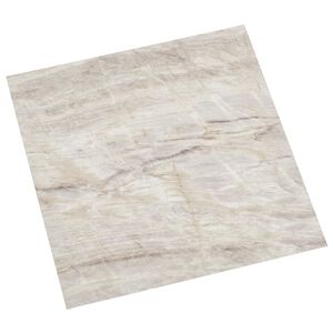 vidaXL Flooring Planks 55 pcs Beige 5.11 m&sup2; PVC