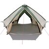 vidaXL Teepee Tent with Roof Green and White 567 x 470 x 242 cm