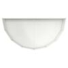 vidaXL Planter White 120 x 60 x 35 cm Steel