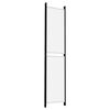 vidaXL 5-Panel Room Divider White 250x220 cm Fabric