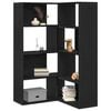 vidaXL Wardrobe 2 pcs Black Oak 85 x 85 x 140 cm Engineered Wood