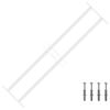 vidaXL Security Grille for Windows with 2 Crossbars 63-114 cm