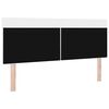 vidaXL LED Headboard White 160 cm Faux Leather