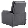vidaXL Massage Chair Dark Grey Fabric