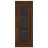 vidaXL Highboard Brown Oak 34.5x34x180 cm Engineered Wood