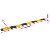 vidaXL Speed Hump Yellow&Black 420x32.5x4 cm Rubber