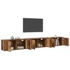 vidaXL Wall-mounted TV Cabinet Set Old Wood Engineered Wood