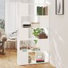 vidaXL Book Cabinet Room Divider White 80x24x155 cm Engineered Wood