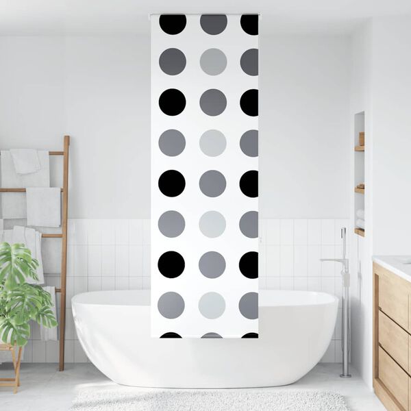 vidaXL Shower Roller Blind 80x240 cm Fabric Width 76 cm