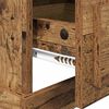 vidaXL Bedside Cabinet Old Wood 39 x 39 x 67.5 cm Engineered Wood