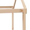 vidaXL High Sleeper Bed without Mattress 75x190 cm Small Single Solid Wood Pine