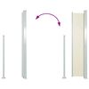 vidaXL Retractable Side Awning 160 x 500 cm Cream