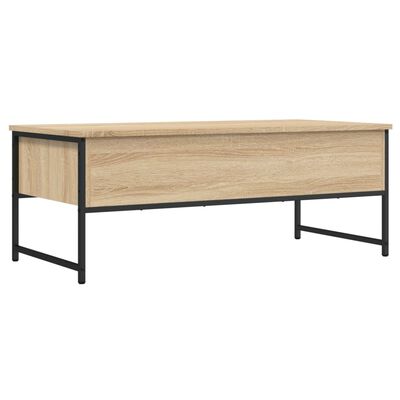 vidaXL Coffee Table Sonoma Oak 101x49x39.5 cm Engineered Wood