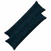 vidaXL Cushion Cover 2 pcs HOUTEN Navy Blue 40 x 145 cm
