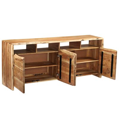 vidaXL Sideboard Solid Acacia Wood Live Edges 180x43x77 cm