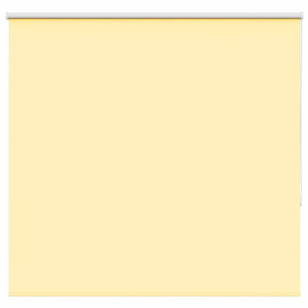vidaXL Roller Blind Blackout Yellow 155x150 cm Fabric Width 151.6 cm Polyester