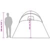 vidaXL Family Tent Dome 6-Person Blue Waterproof