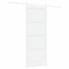 vidaXL Sliding Door ORKDAL White 83 x 202 cm Solid Pine Wood