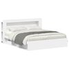 vidaXL Bed Frame with Storage White 180 x 200 cm Engineered Wood