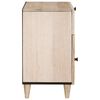 vidaXL Bedside Cabinet Beige 50 x 33 x 60 cm Solid Acacia wood