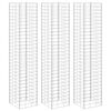 vidaXL Gabion Raised Beds 3 pcs 30x30x200 cm Iron