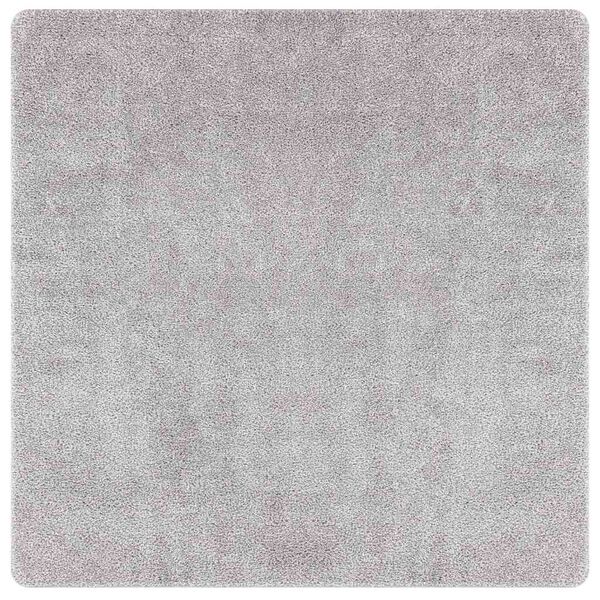 vidaXL Anti-slip Shaggy Rug Grey 200 x 200 cm PP