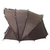 vidaXL Fishing Tent 5-Person Brown Waterproof