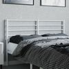 vidaXL Metal Replace Headboard White 140 cm