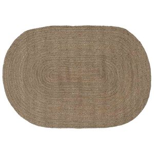 vidaXL Area Rugs Grey 122 x 183 cm Jute