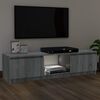 vidaXL TV Cabinet with LED Lights Grey Sonoma 120x30x36 cm