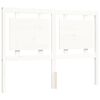 vidaXL Bed Frame without Mattress White 140x200 cm Solid Wood